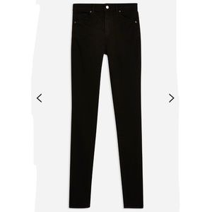 top shop black leigh jeans